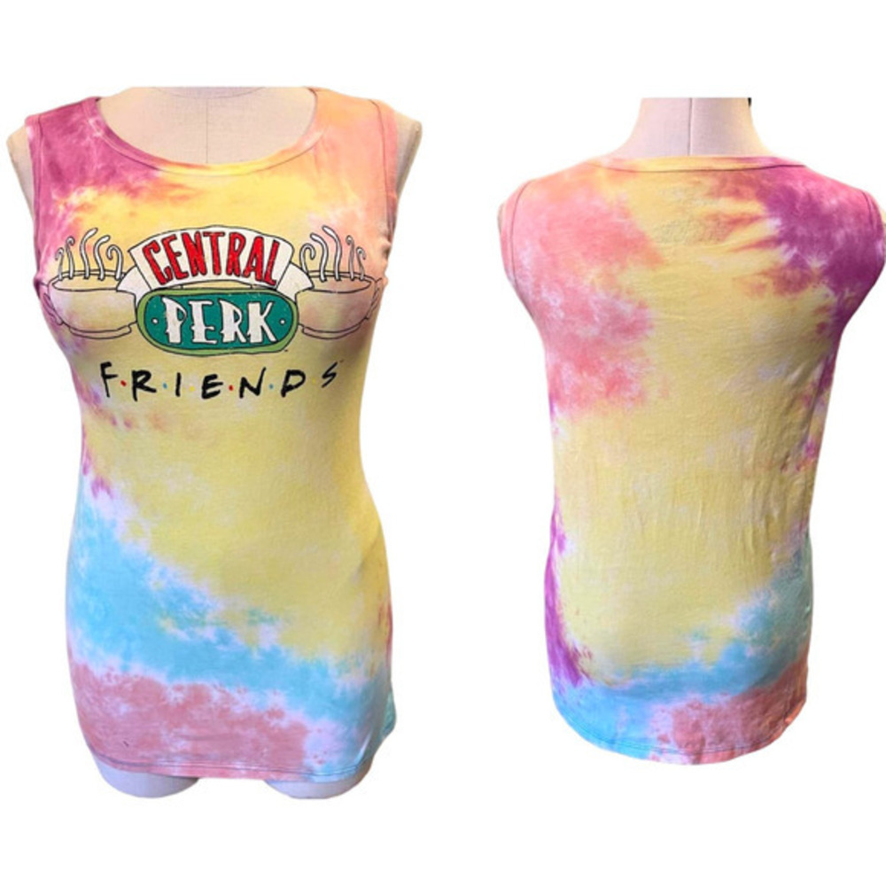 Torrid 4 (4X 26) New FRIENDS Central Perk Tie Dye Classic Fit Graphic Tank Top
